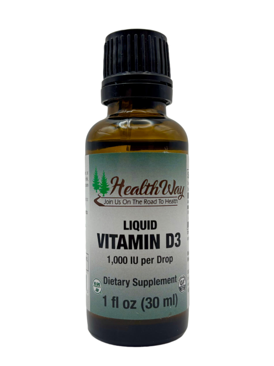 HealthWay Vit D 1000iu 1oz