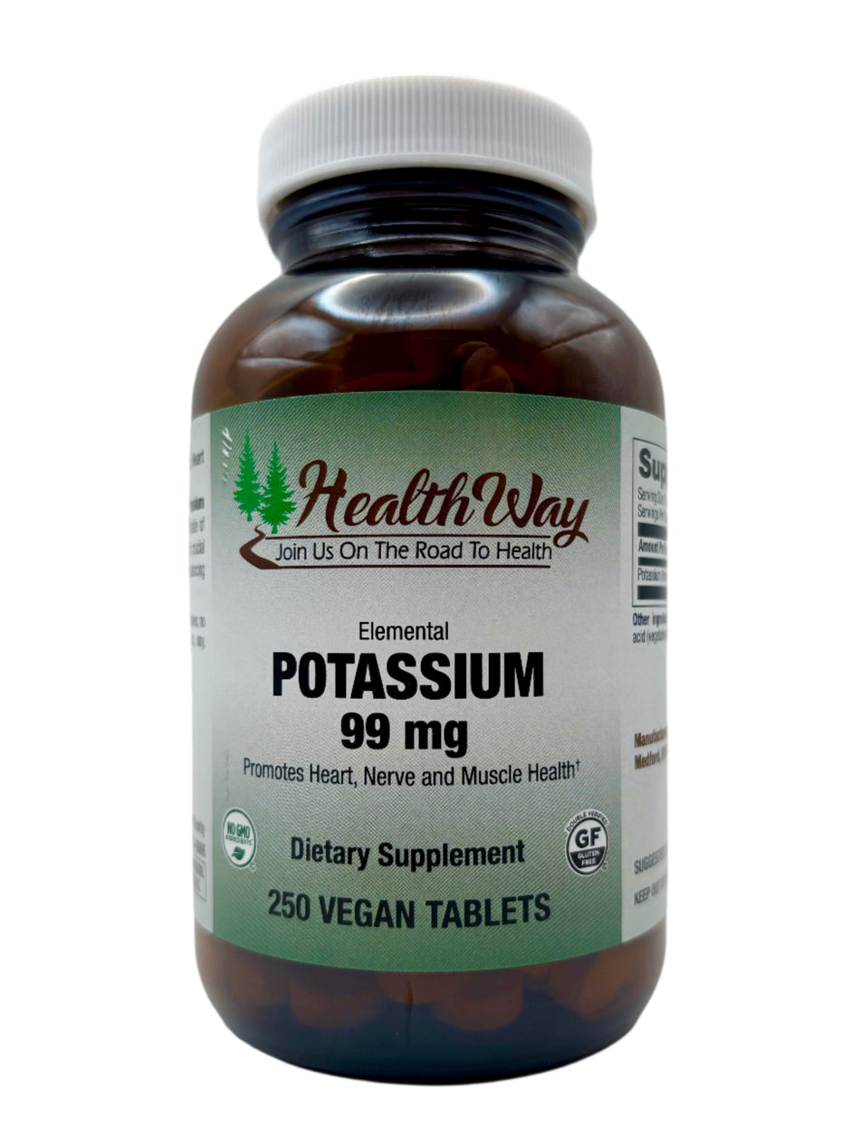 HealthWay Potassium 99mg 250tb