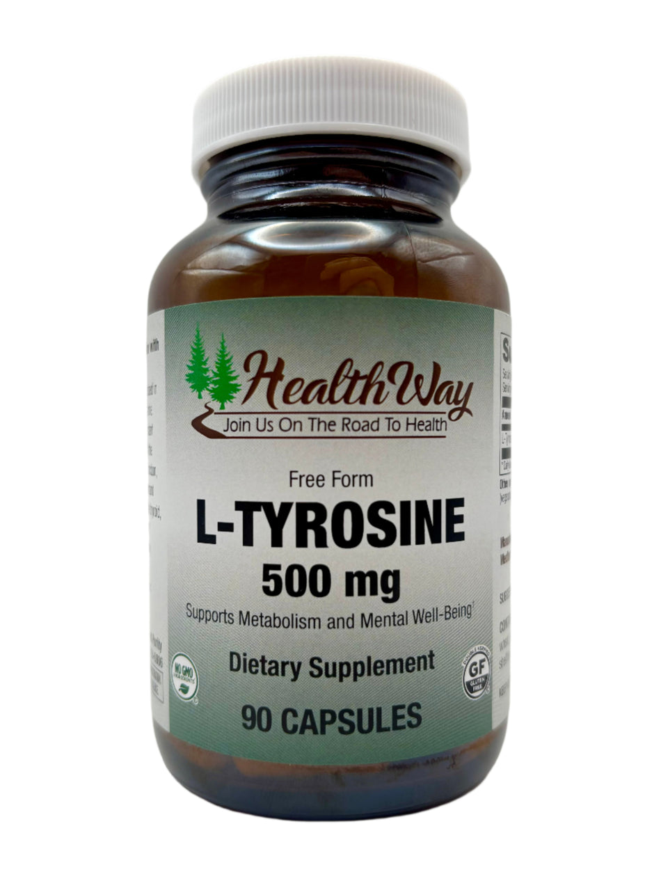 HealthWay Tyrosine 500mg 90ct