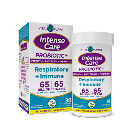 Front Label Vital Flora Intense Care Respiratory Probiotic