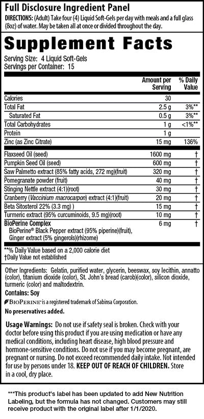 Irwin Healthy-Flow Saw Palmetto 60sg-[HealthWay]