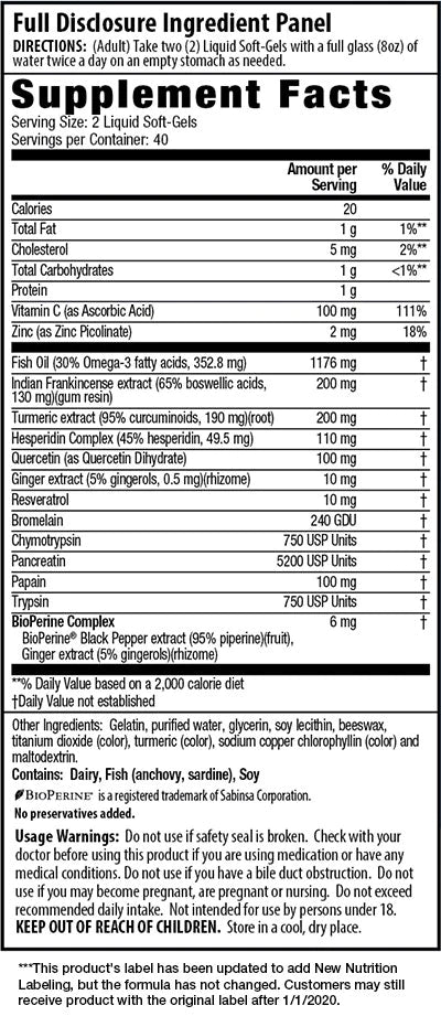 Irwin Inflamma Less 80sg-[HealthWay]