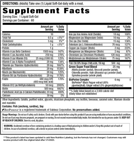 Irwin Only One Multi w/o 60sg-[HealthWay]