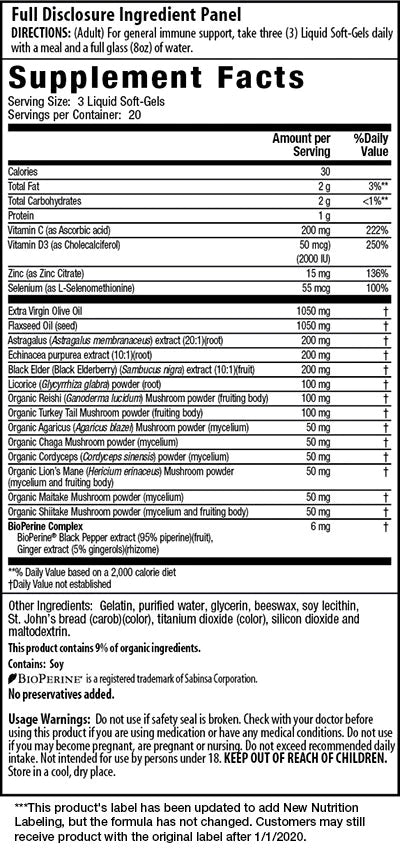 Irwin Pure Defense Mushroom 8 60sg-[HealthWay]