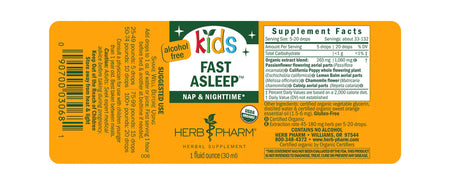 Herb Pharm Kids Fast Asleep 1oz-[HealthWay]