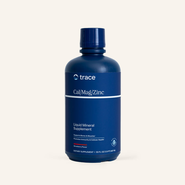 Trace Minerals CalMagZinc Strwbry 32z