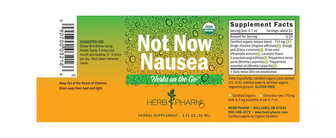 Herb Pharm Not Now Nausea 1oz-[HealthWay]