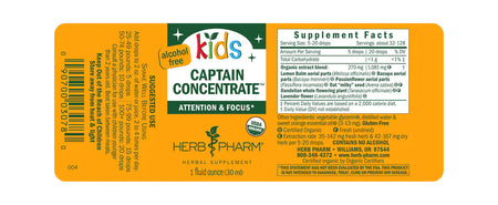 Herb Pharm Kids Captain Concentrate 1oz-[HealthWay]