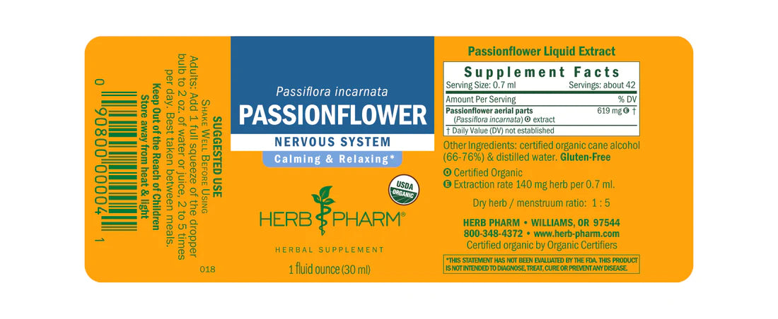 Herb Pharm Passionflower 1oz