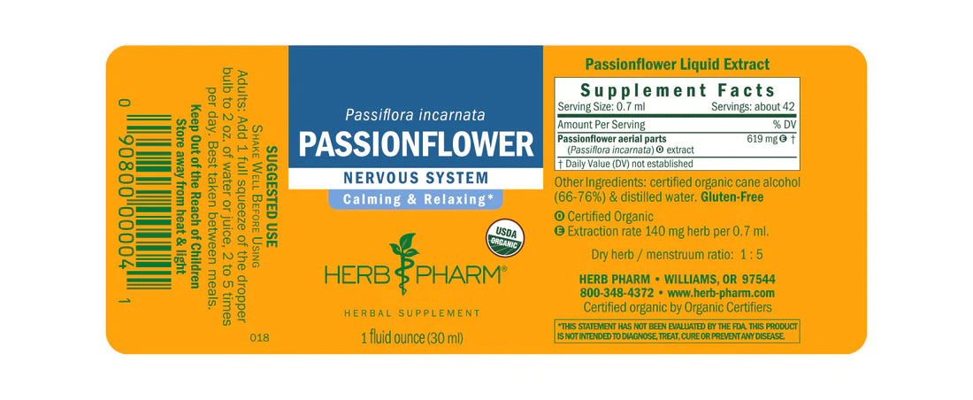 Herb Pharm Passionflower 1oz-[HealthWay]