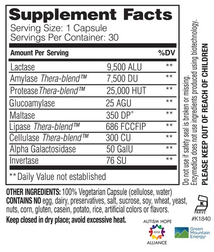 Enzymedica Lacto 30cp-[HealthWay]