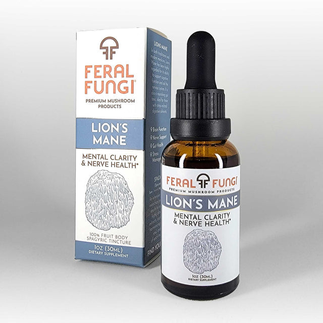 Feral Fungi Lions Mane 1oz-[HealthWay]