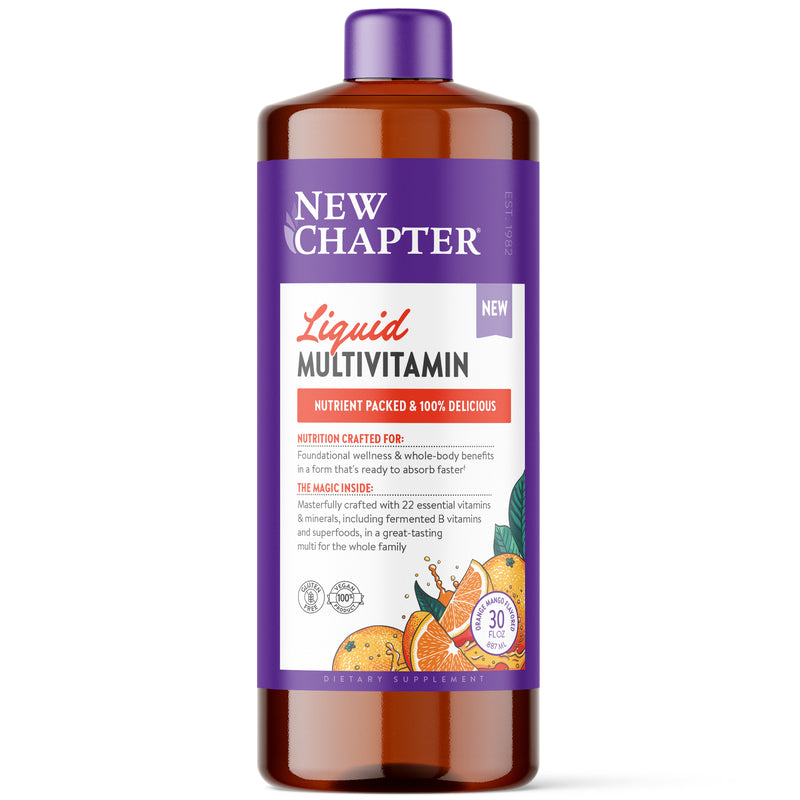 Supplements - New Chapter Multi Liquid Orange Mango 30oz