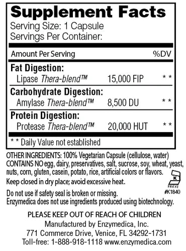 Enzymedica Lypo Gold 60cp-[HealthWay]