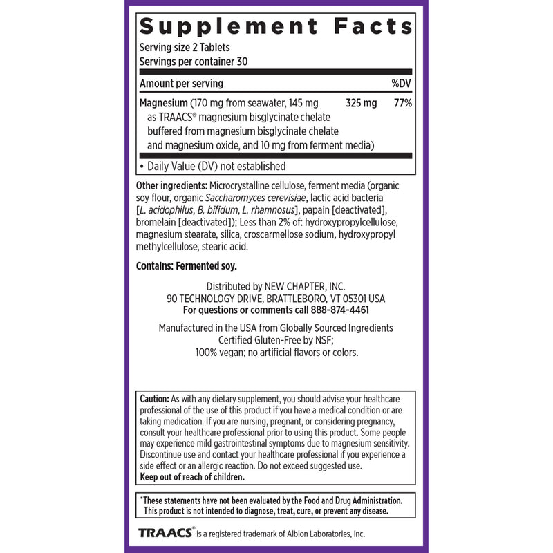 New Chapter Magnesium Complex 60t