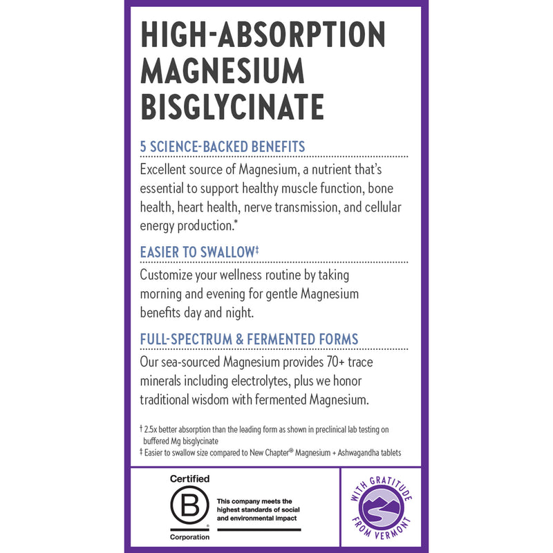 New Chapter Magnesium Complex 180tb