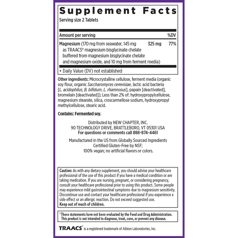 New Chapter Magnesium Complex 180tb