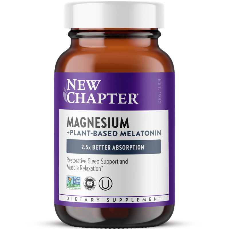 New Chapter Magnesium Melatonin 60tb