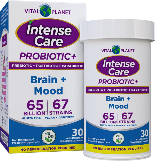 Vital Flora Intense Care Brain Mood Probiotic 65B 30cp