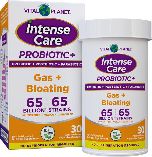 Vital Flora Intense Care Gas Bloating Probiotic 65B 30cp
