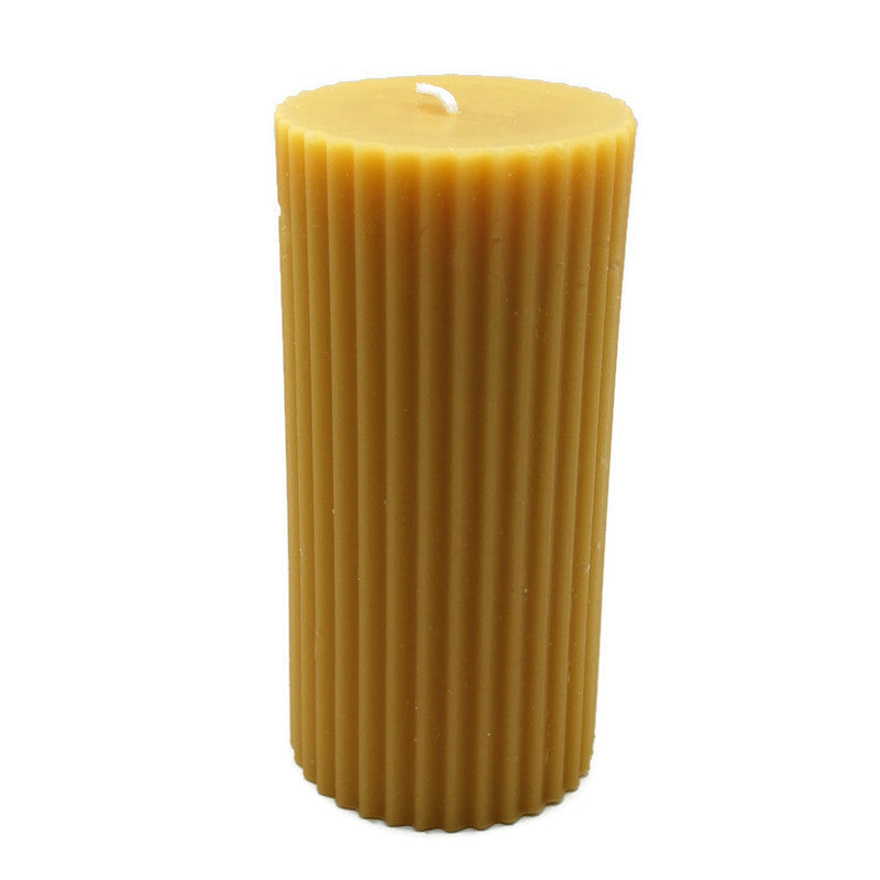 Peace Blossom Candle Fluted Pillar