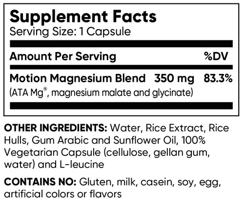 Enzymedica Magnesium Motion 60ct-[HealthWay]