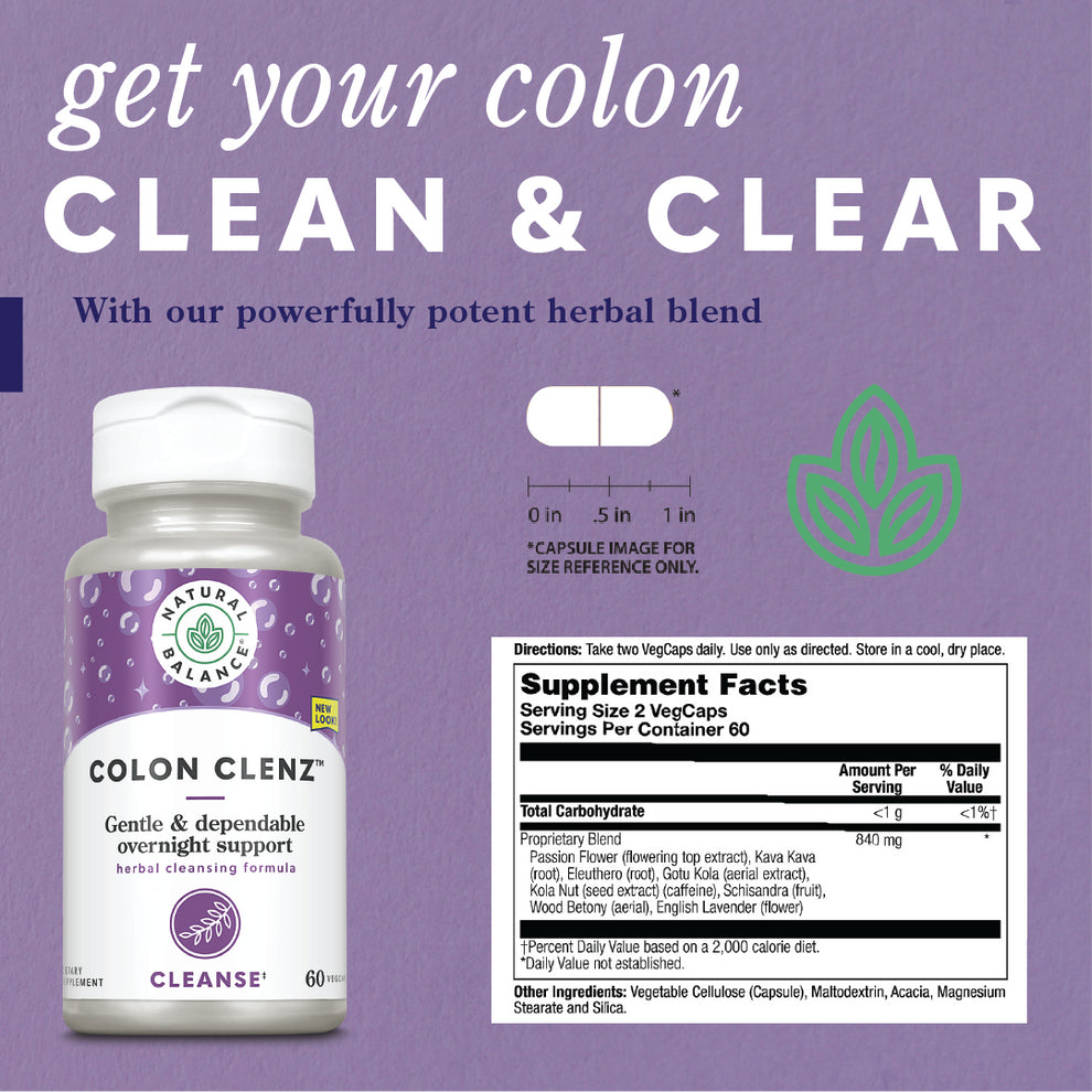 Natural Balance Colon Clenz 60vc-[HealthWay]