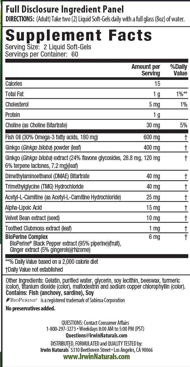 Irwin Ginkgo Smart 120sg-[HealthWay]