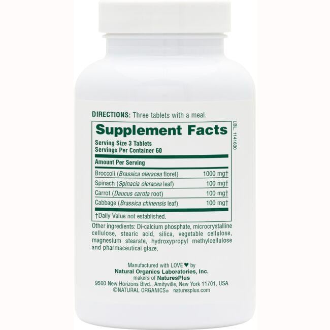 Natures Plus Mix Vegetables 180tb-[HealthWay]