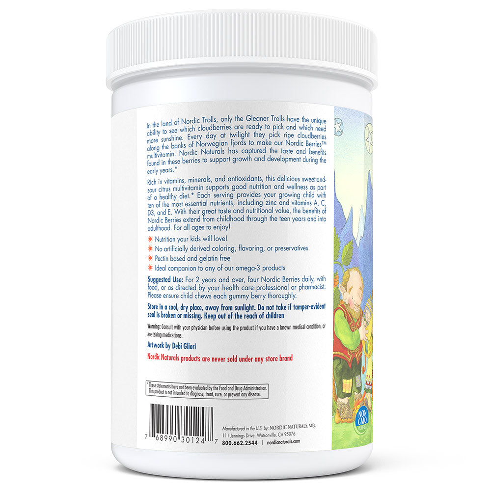 side of product packaging