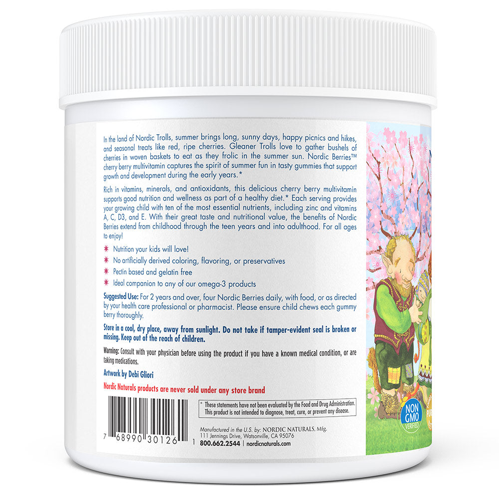 side of product packaging