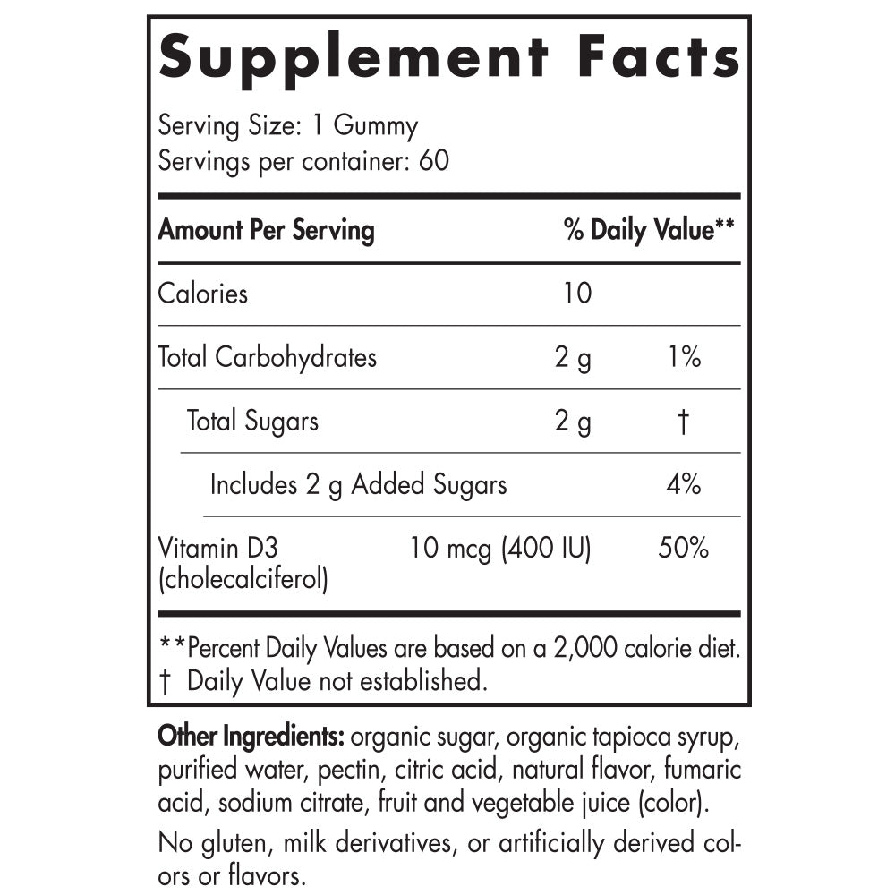 product supplement facts