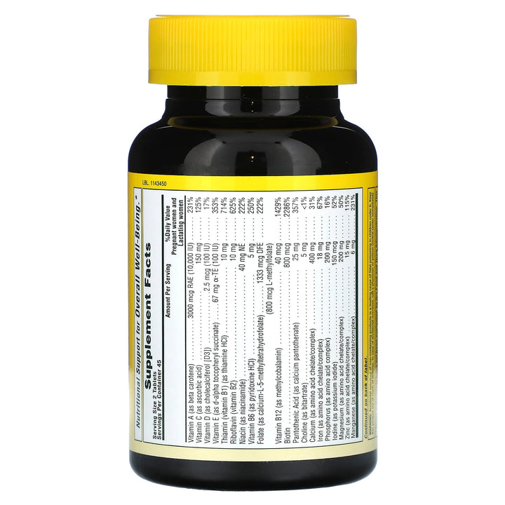 Natures Plus Source of Life Prenatal 90tb-[HealthWay]