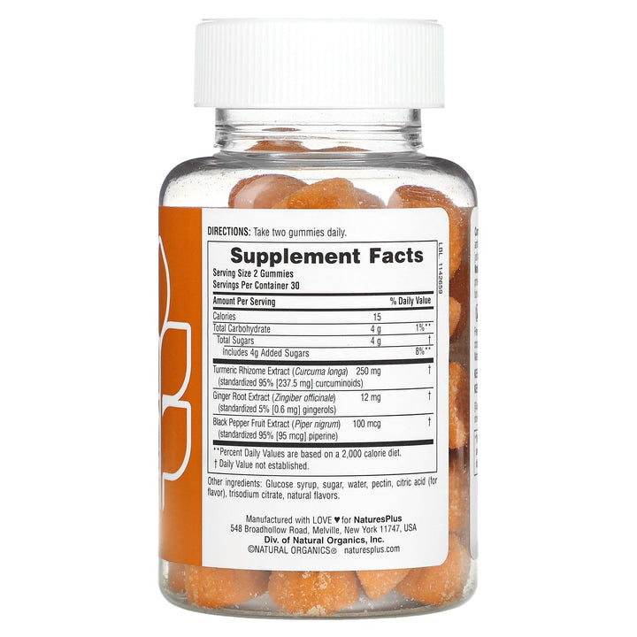 Natures Plus Turmeric Curcumin 60ch-[HealthWay]