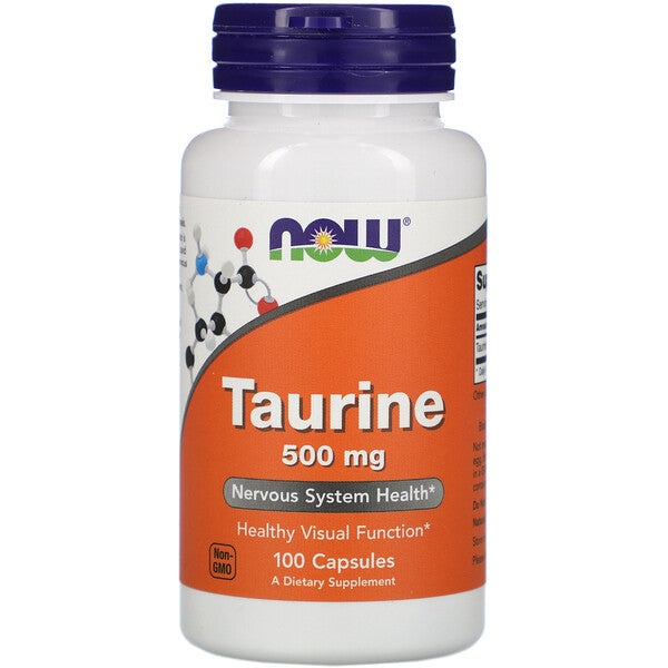 Now Taurine 500mg 100ct-[HealthWay]
