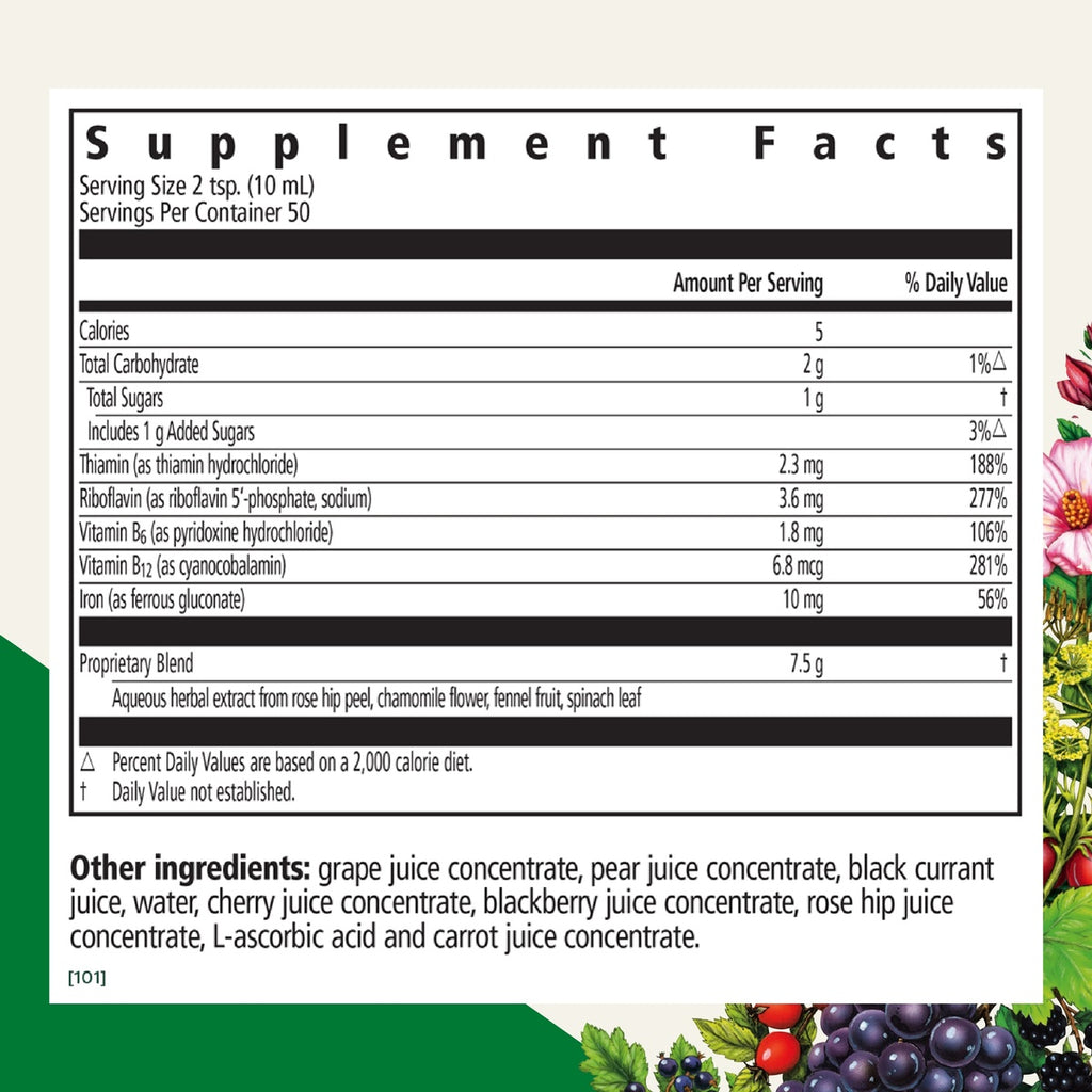 Floravital Iron Yeast Free 17oz