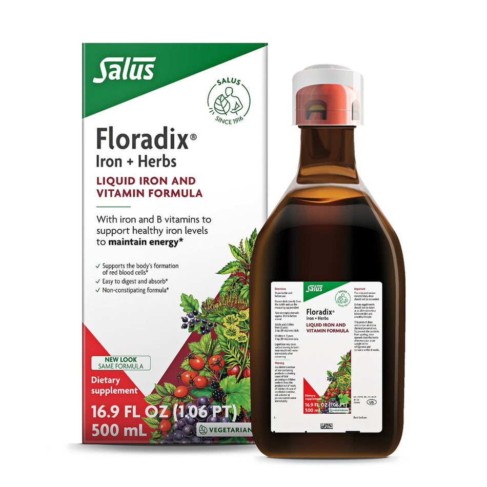 Front Label Floradix Iron + Herbs | Healthway