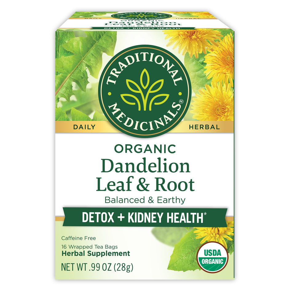 Traditional Medicinals Dandelion Leaf and Root Tea 16bg