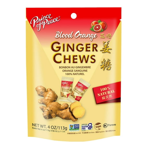 Prince of Peace Ginger Chews Blood Orange 4oz