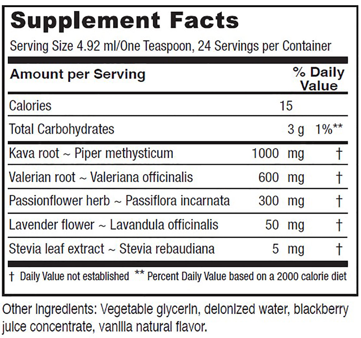 Vitanica Quick Calm Tonic Blackberry 4oz-[HealthWay]