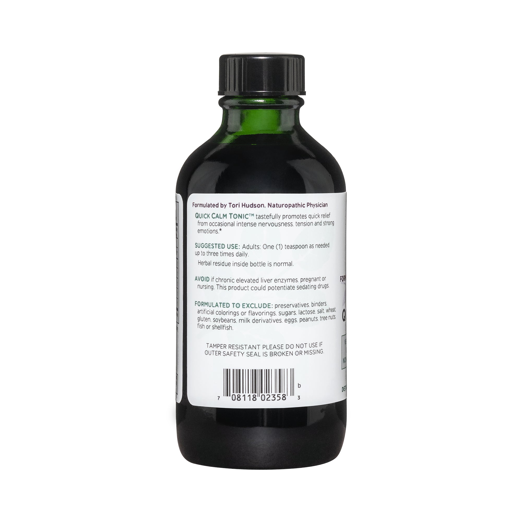 Vitanica Quick Calm Tonic Blackberry 4oz-[HealthWay]