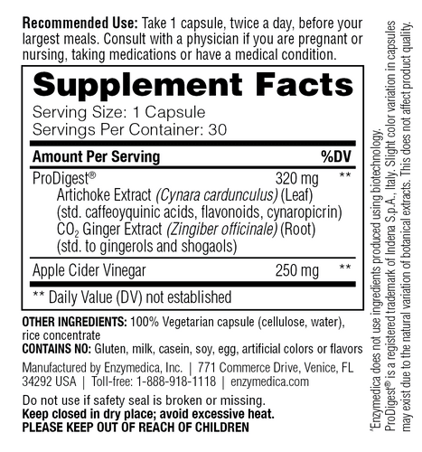 Enzymedica Gut Motility 30ct-[HealthWay]