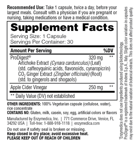 Enzymedica Gut Motility 30ct-[HealthWay]