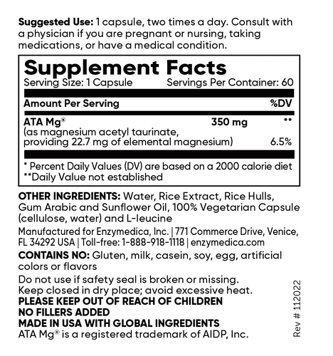 Enzymedica Magnesium Mind 60ct-[HealthWay]