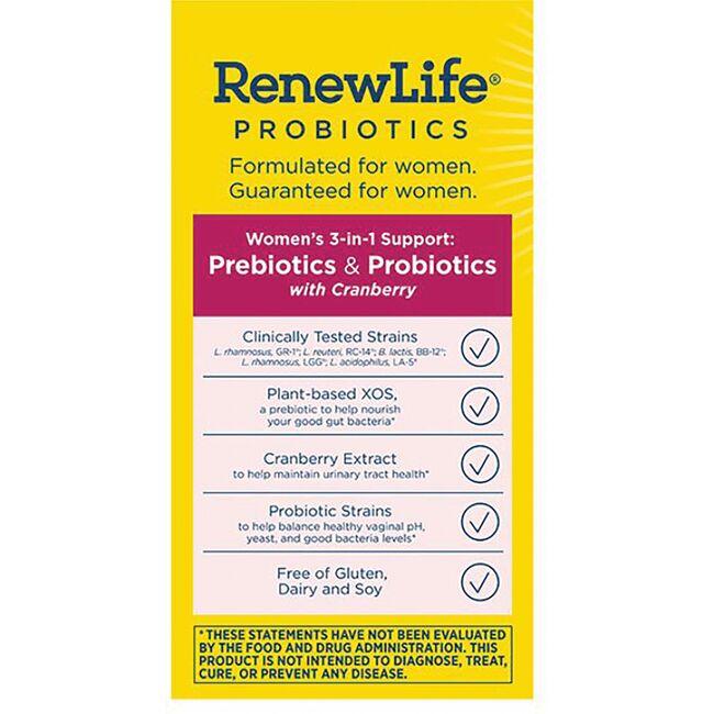Renew Life Womens Daily Probiotic 60cp-[HealthWay]