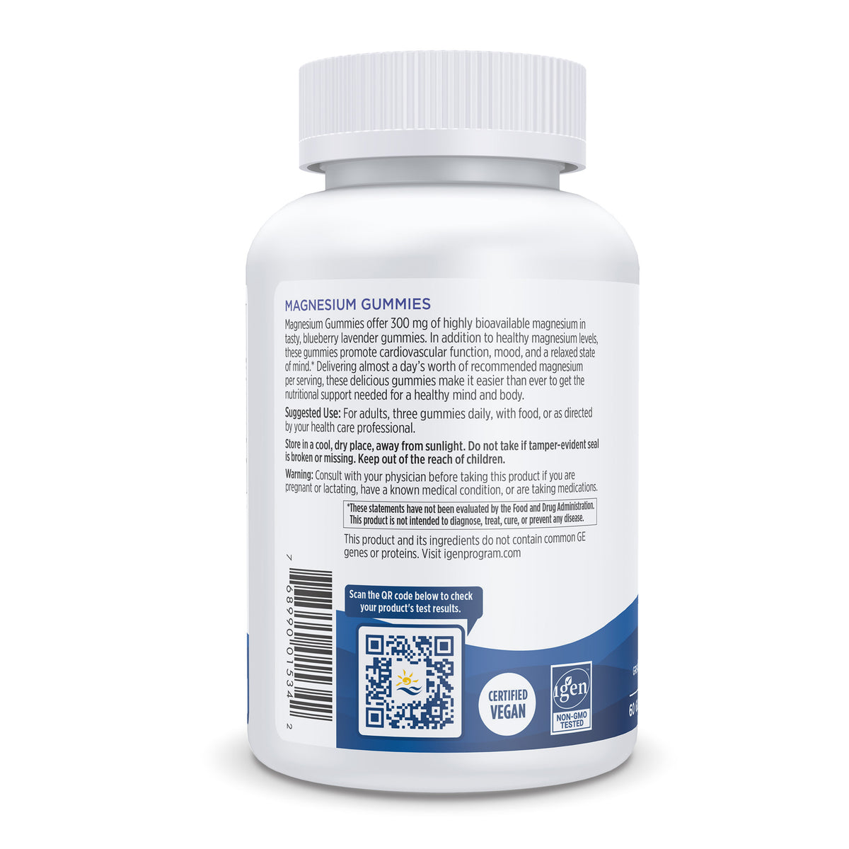 Nordic Magesium Gummies 300mg 60c-[HealthWay]