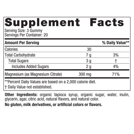 Nordic Magesium Gummies 300mg 60c-[HealthWay]
