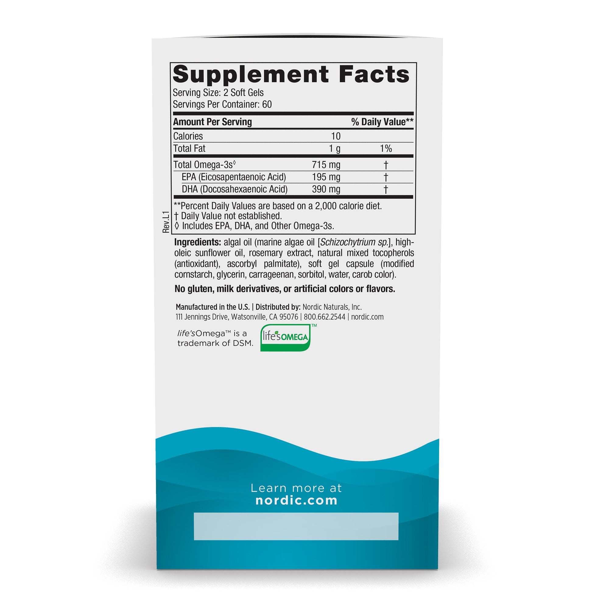 supplement facts panel