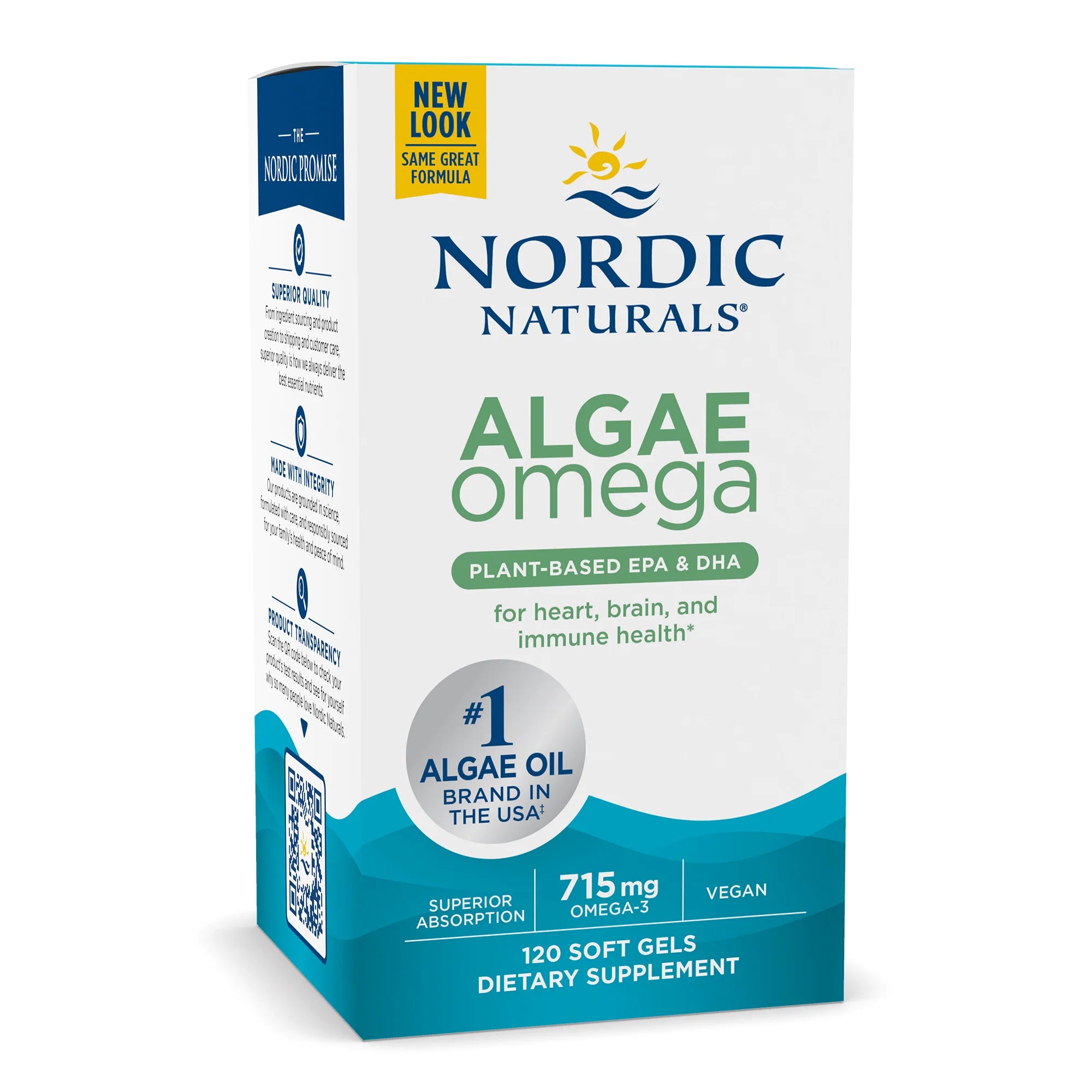 Nordic Algae Omega 715mg 120sg