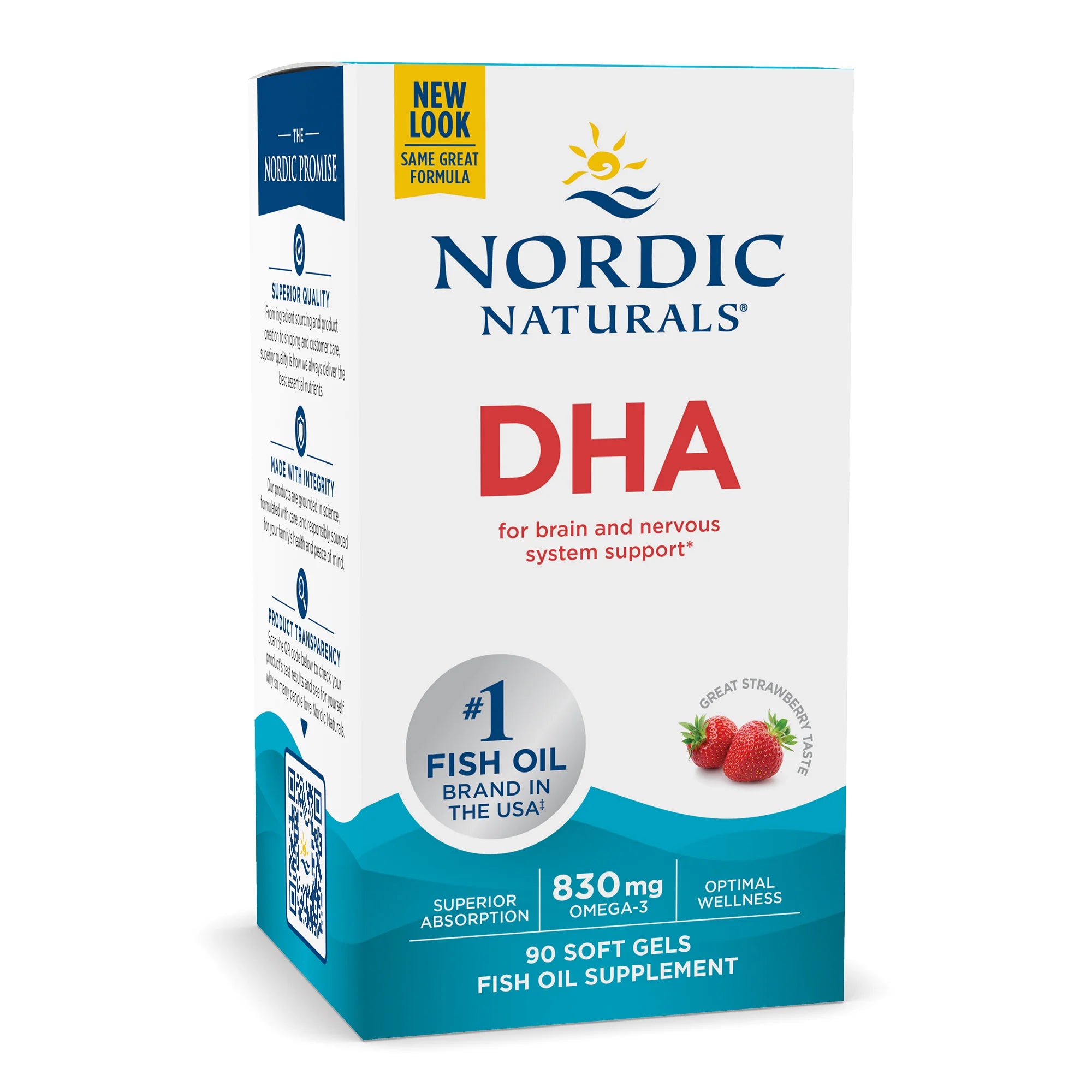 Nordic DHA Strawberry 90sg-[HealthWay]